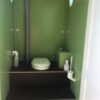 Toilettenhäuschen Elstertal C Innenansicht